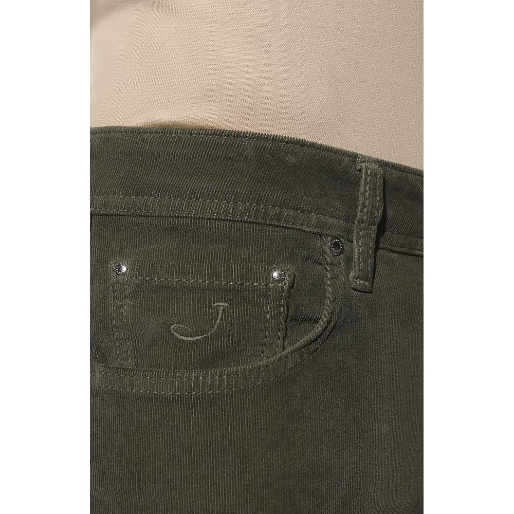 Jacob Cohen Gray Cotton Jeans & Pant