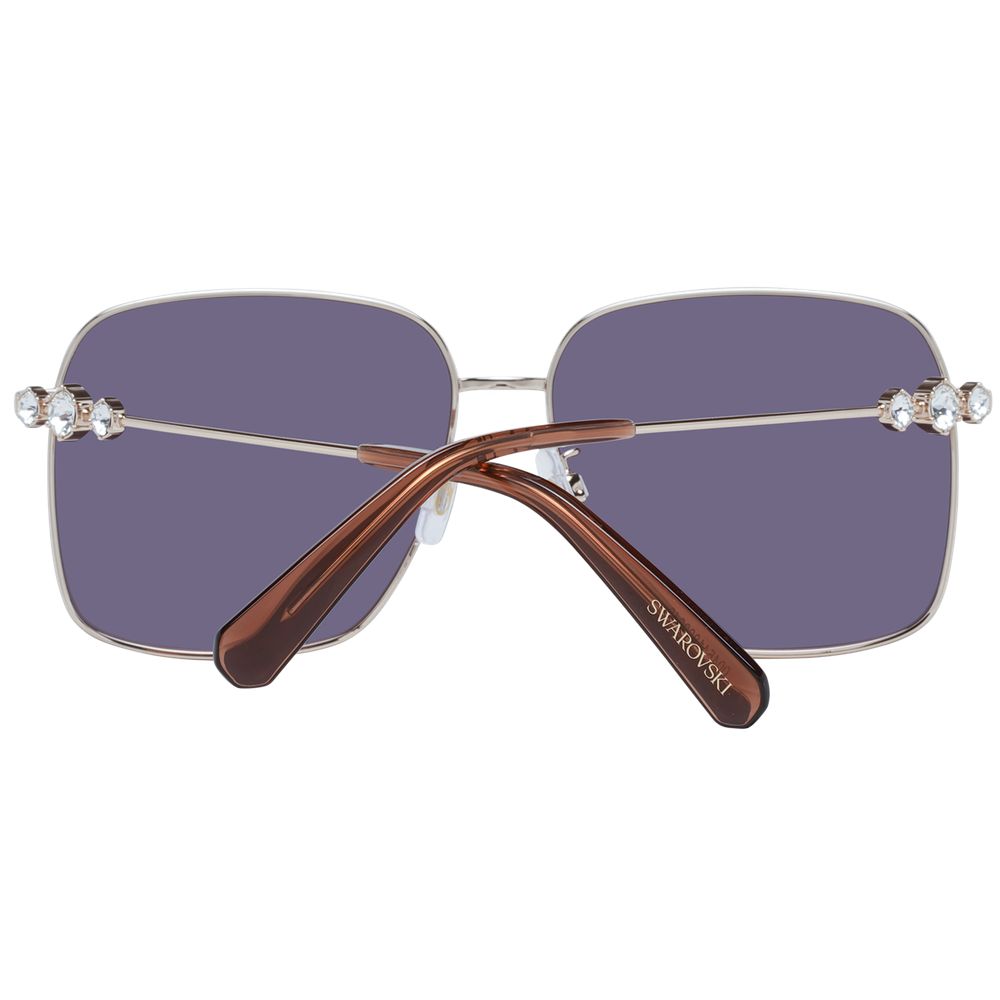 Swarovski Gold Women Sunglass