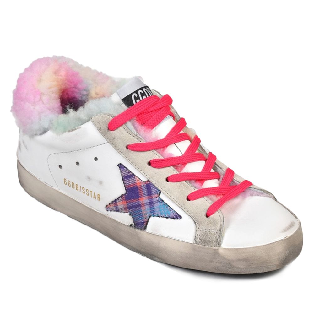 حذاء رياضي جلدي أبيض من Golden Goose
