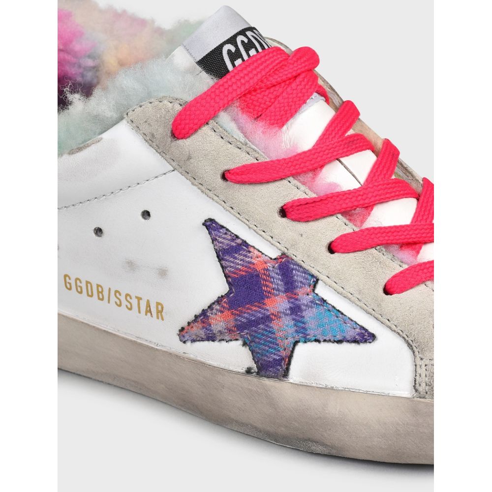 حذاء رياضي جلدي أبيض من Golden Goose