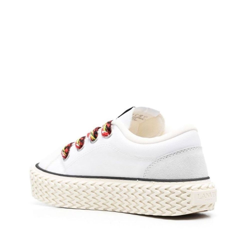 Cotton Lace-Up Sneakers