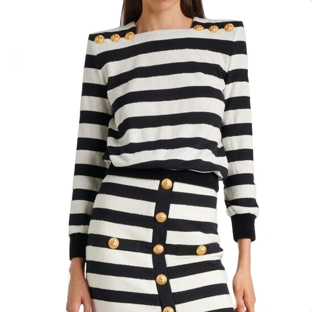 Striped Jersey Top