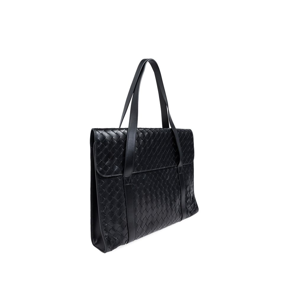 Intrecciato Leather Briefcase