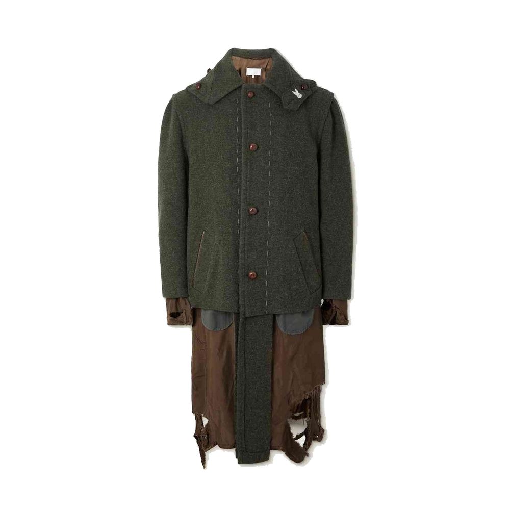 معطف Maison Margiela ذو المظهر المدمر