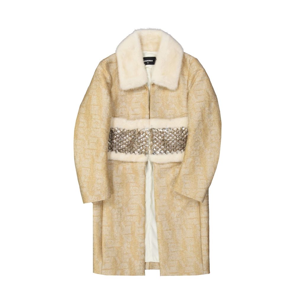 معطف Dsquared² مزين بالكريستال