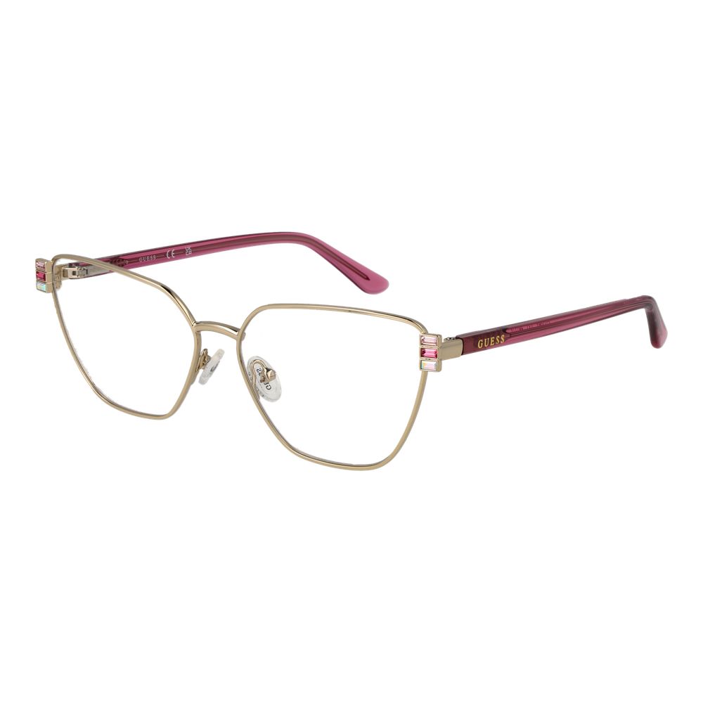 إطارات نظارات Guess الذهبية للنساء