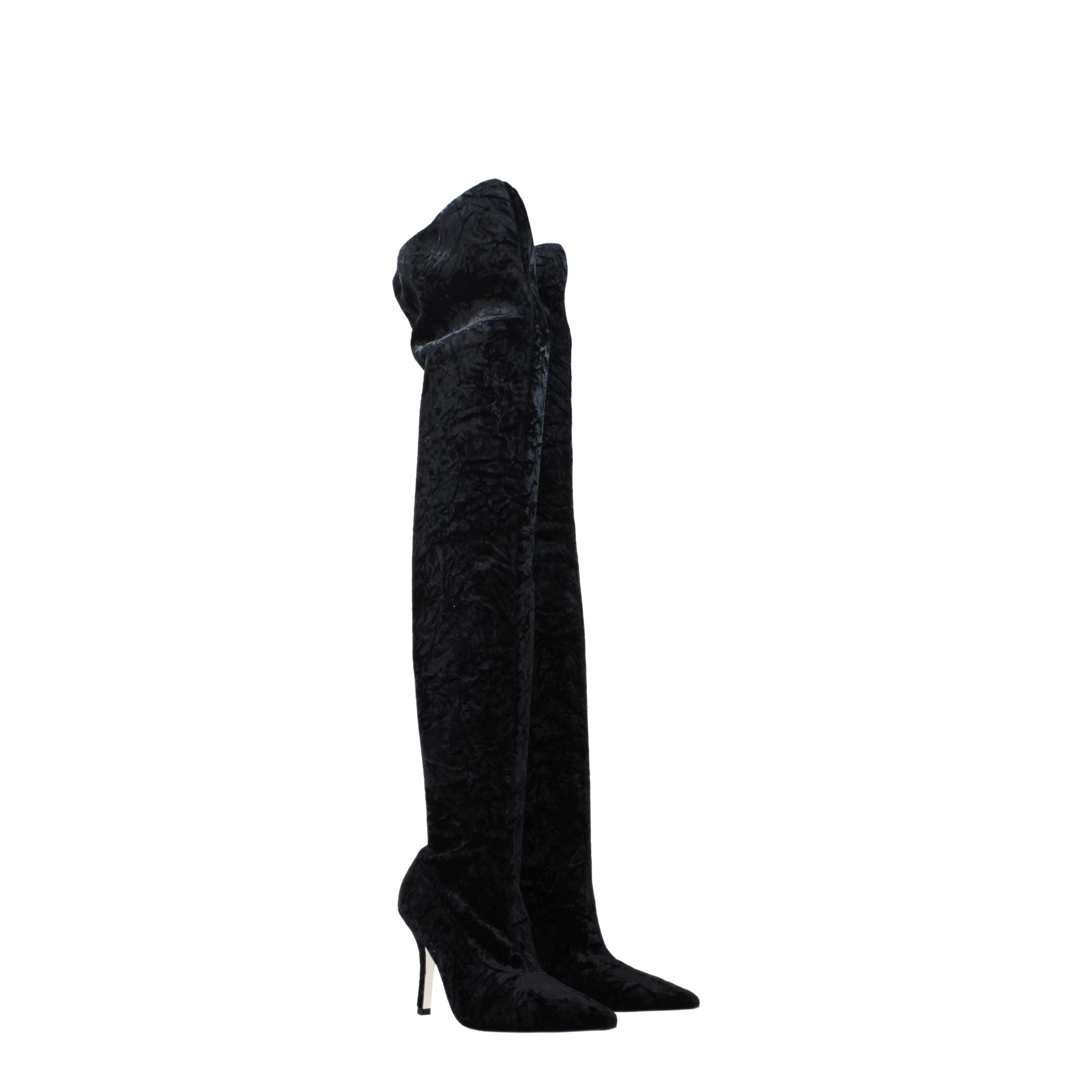 Paris Texas Black Velvet Over The Knee