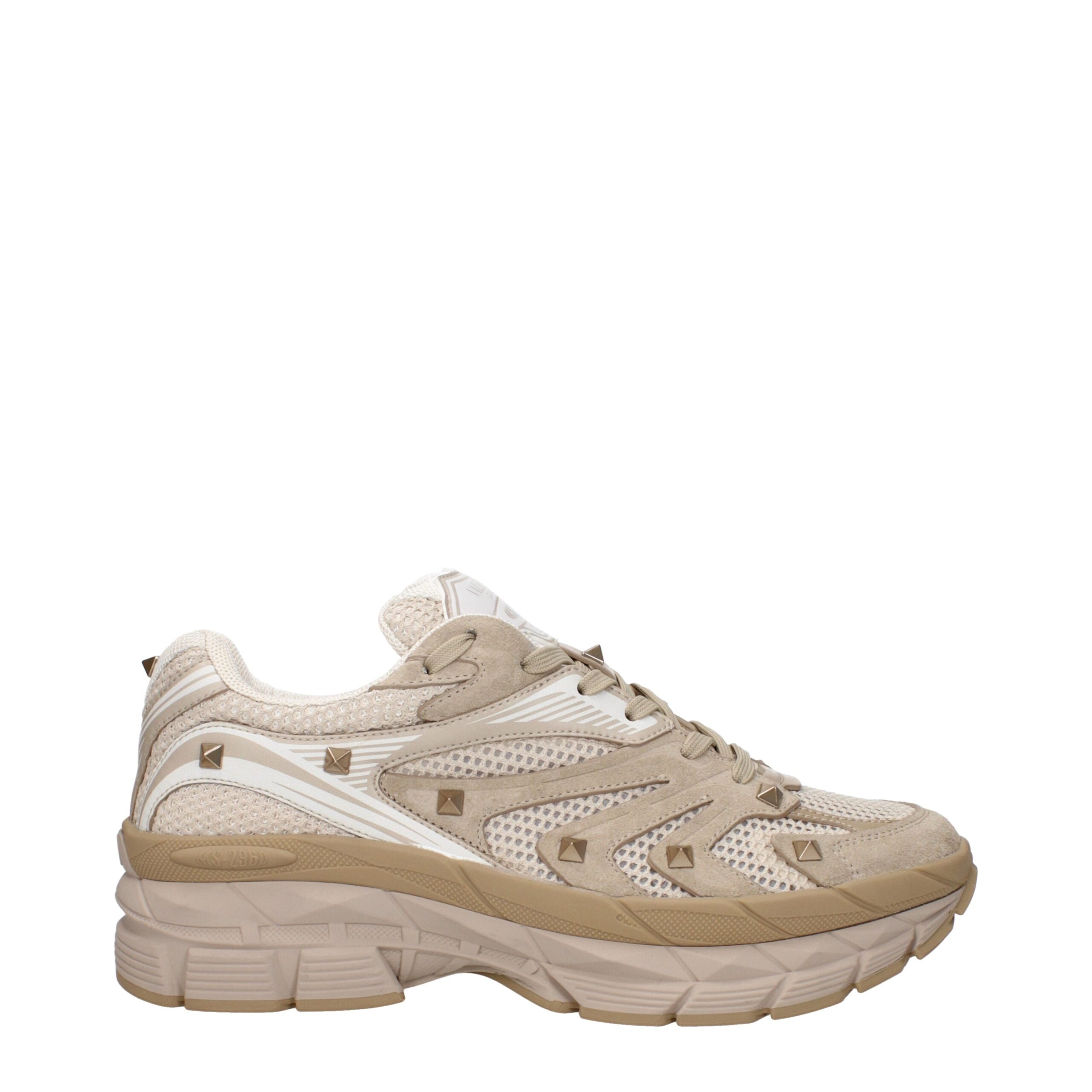 Valentino Garavani Beige Fabric Low Tops