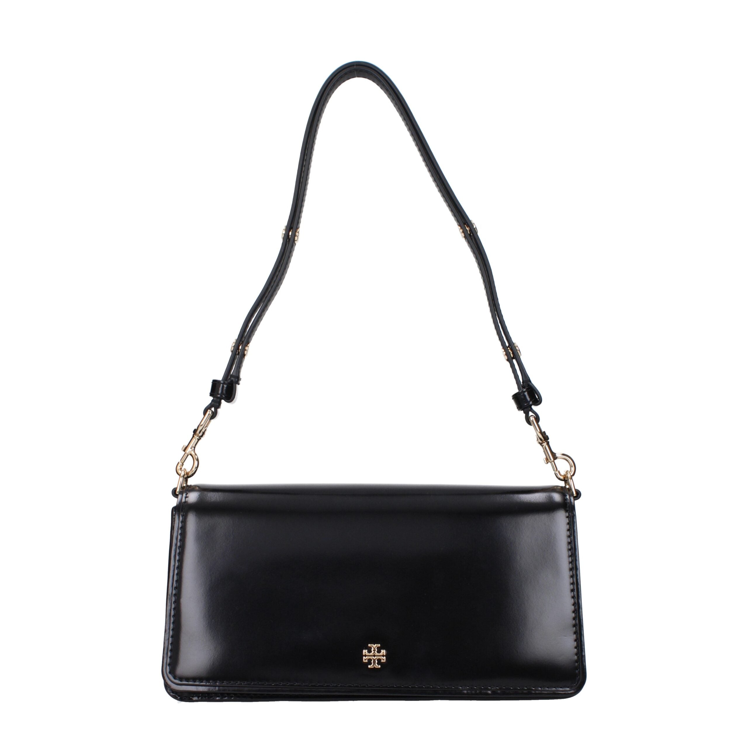 Tory Burch Black Leather Shoulder Bags
