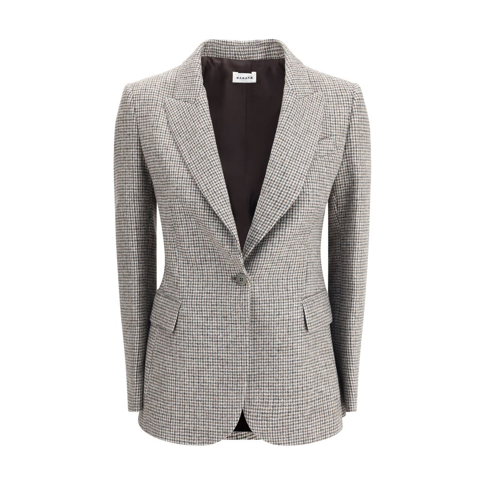 سترة منقوشة بنقشة Houndstooth من PAROSH