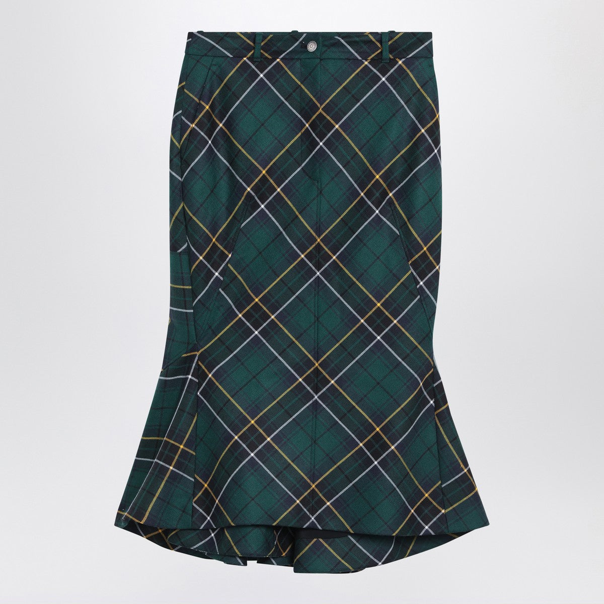 Alexander Mcqueen Alexander McQueen Flared skirt in wool tartan