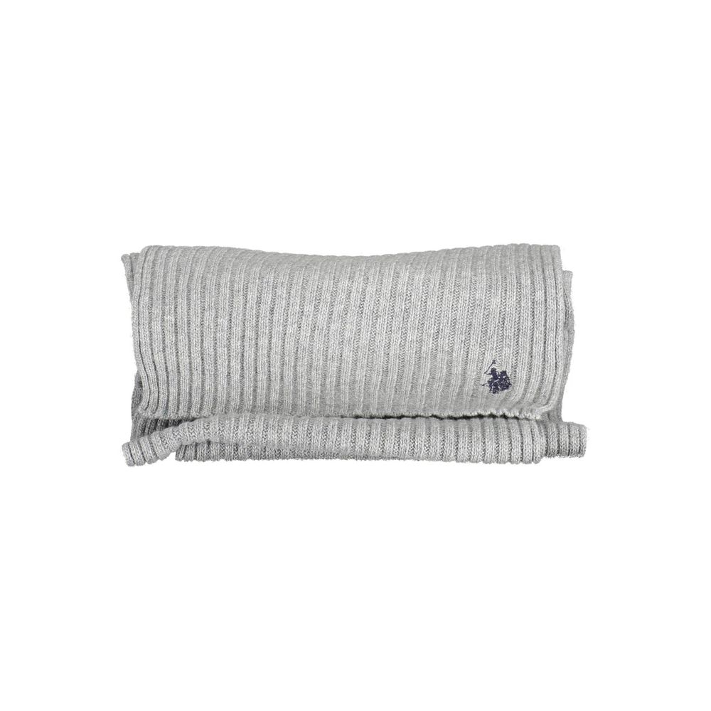 وشاح صوف رمادي من US POLO ASSN
