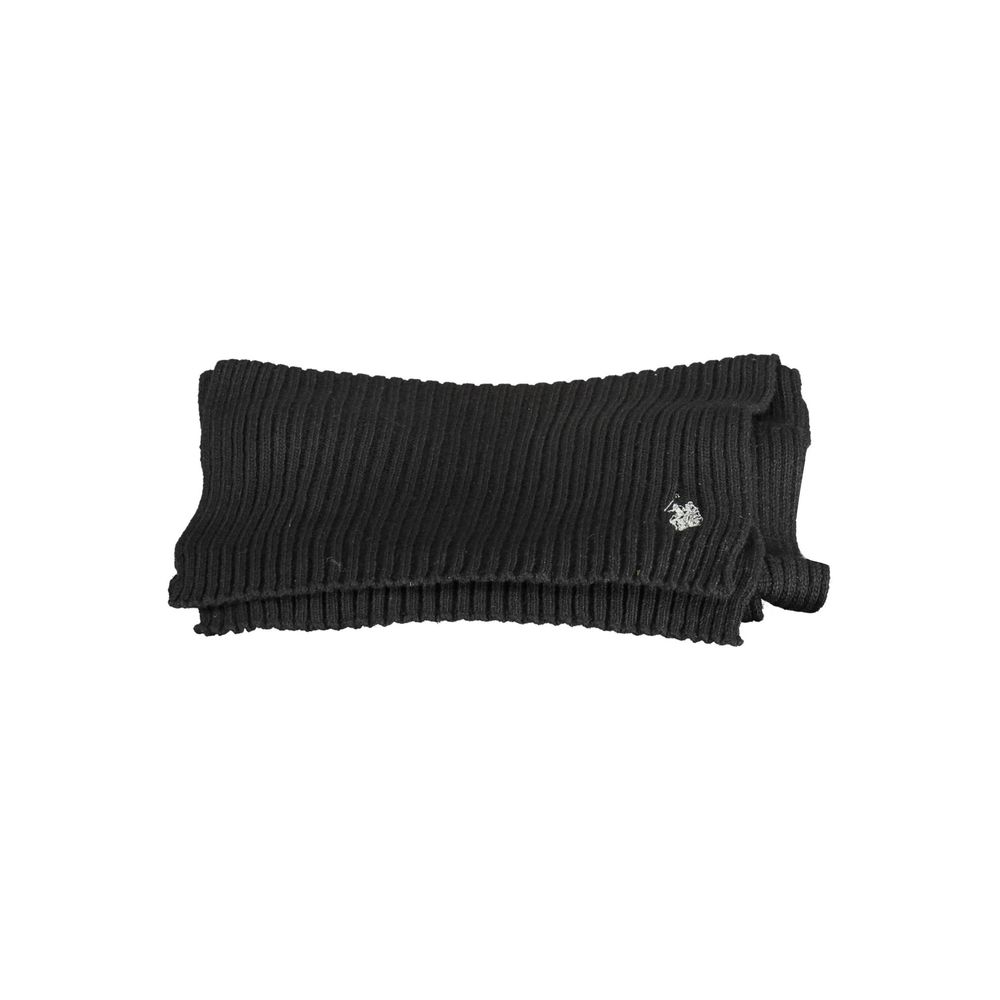 وشاح صوف أسود من US POLO ASSN