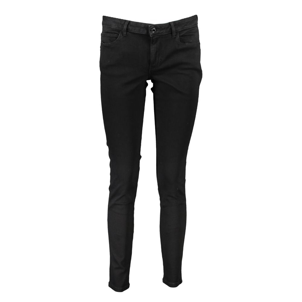 بنطلون جينز وبنطلون جينز قطني أسود من Guess Jeans