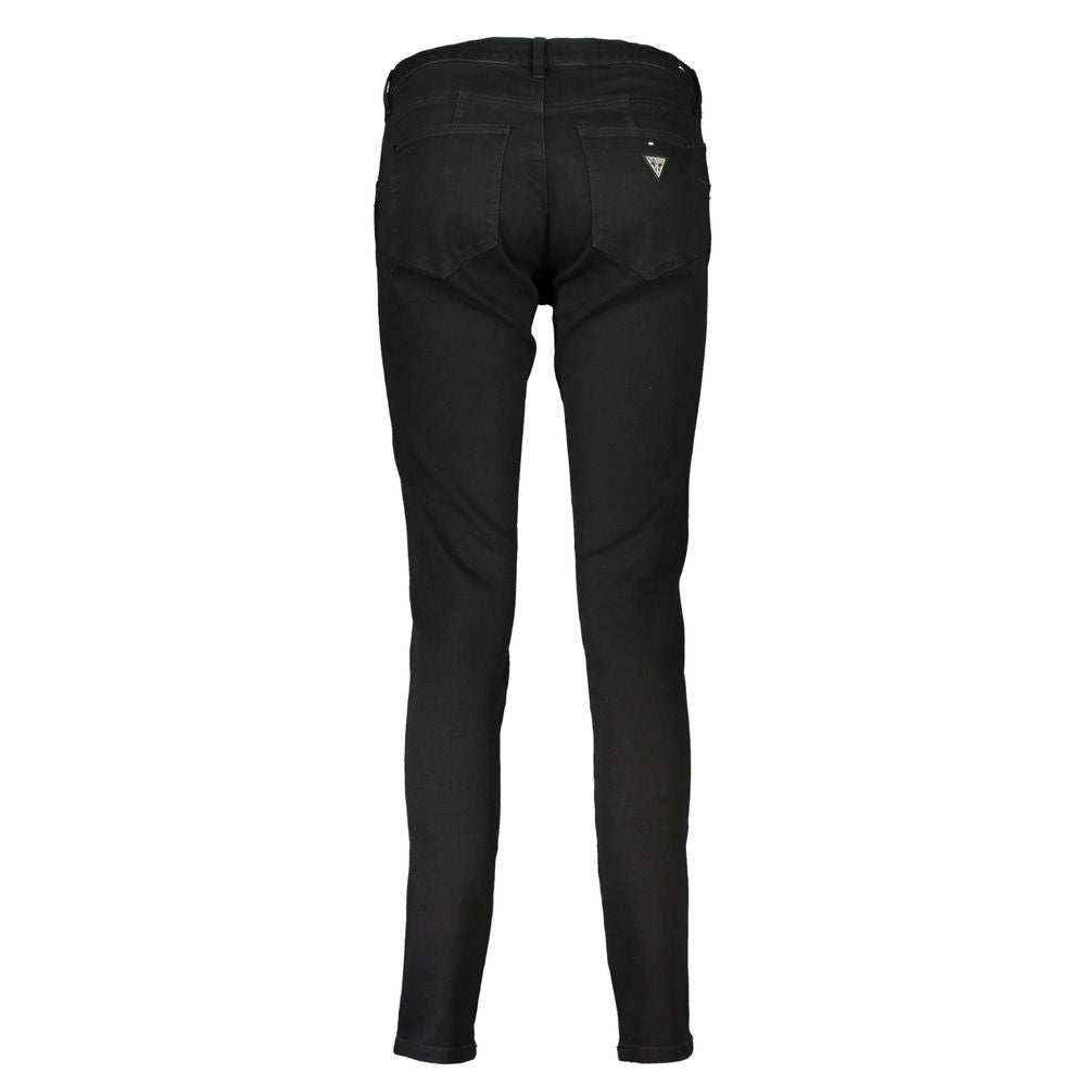 بنطلون جينز وبنطلون جينز قطني أسود من Guess Jeans