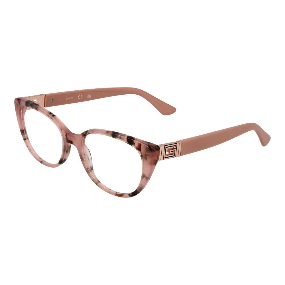 إطارات نظارات نسائية باللون الوردي من Guess