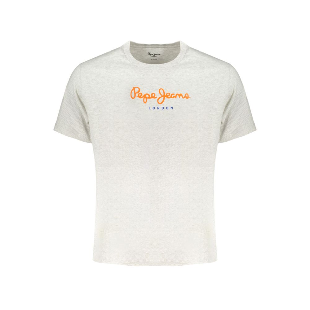 Gray Cotton T-Shirt