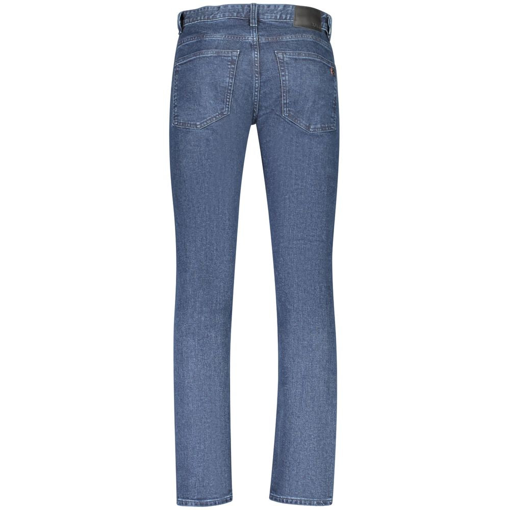 Hugo Boss Blue Cotton Men's Slim Fit Jean