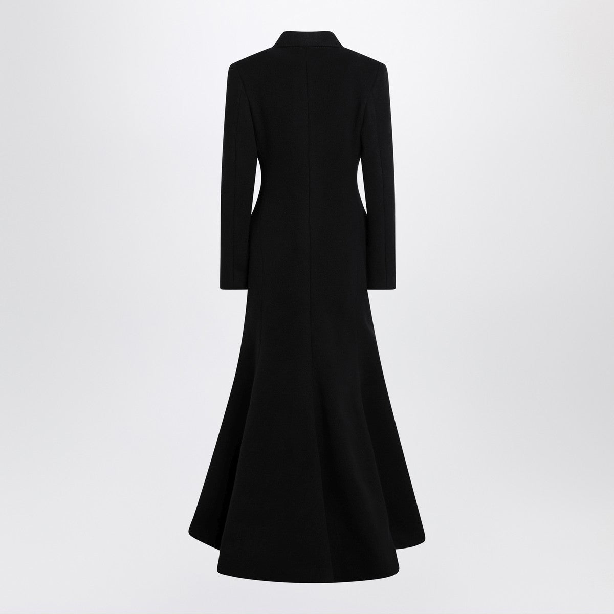 Balenciaga Balenciaga Long black wool-blend coat