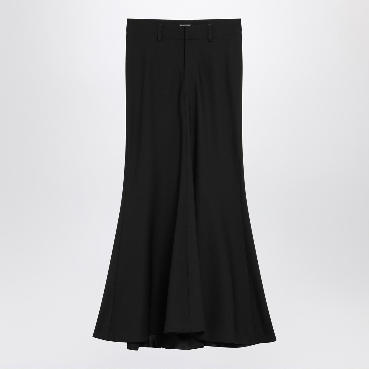 Balenciaga Balenciaga Black long wool skirt