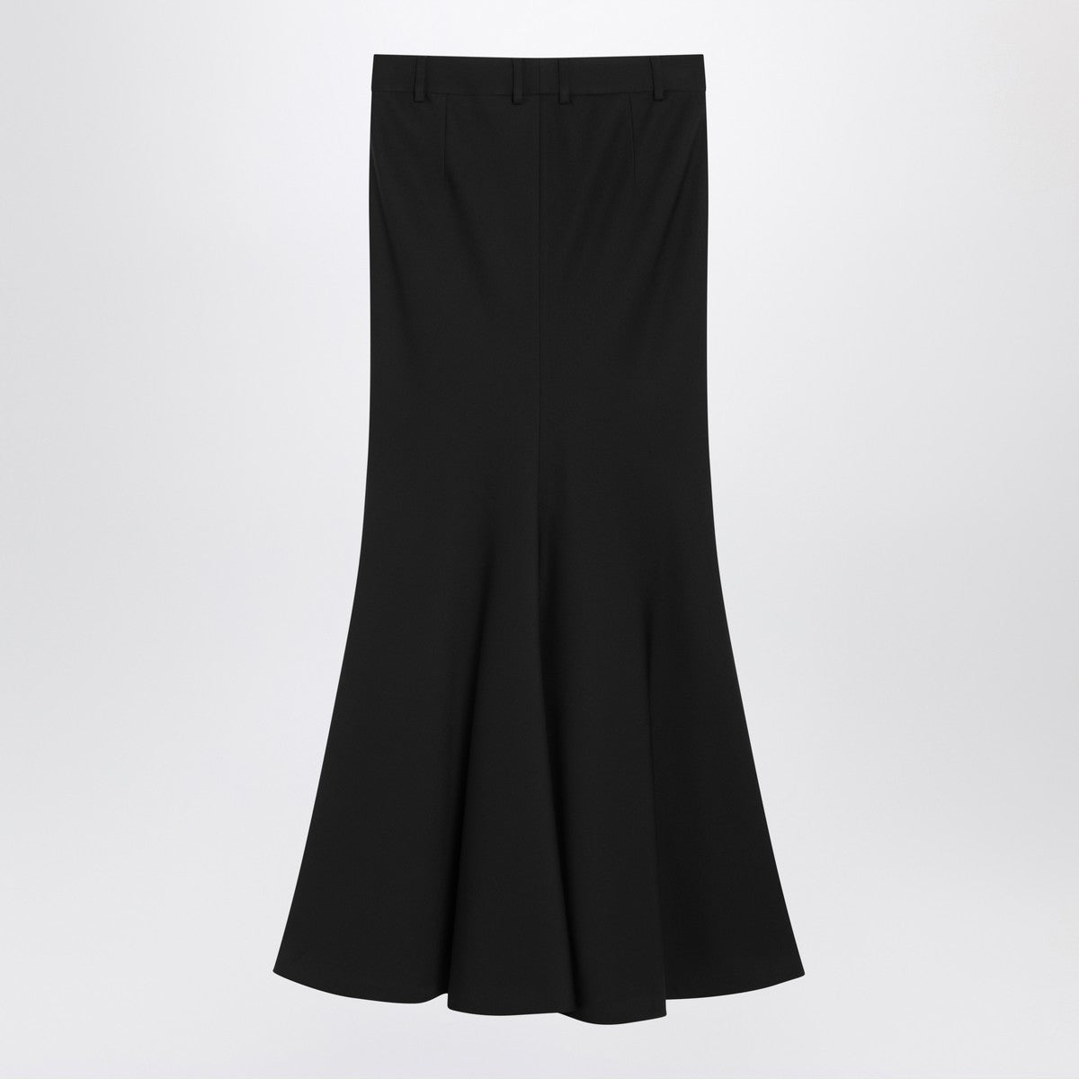 Balenciaga Balenciaga Black long wool skirt