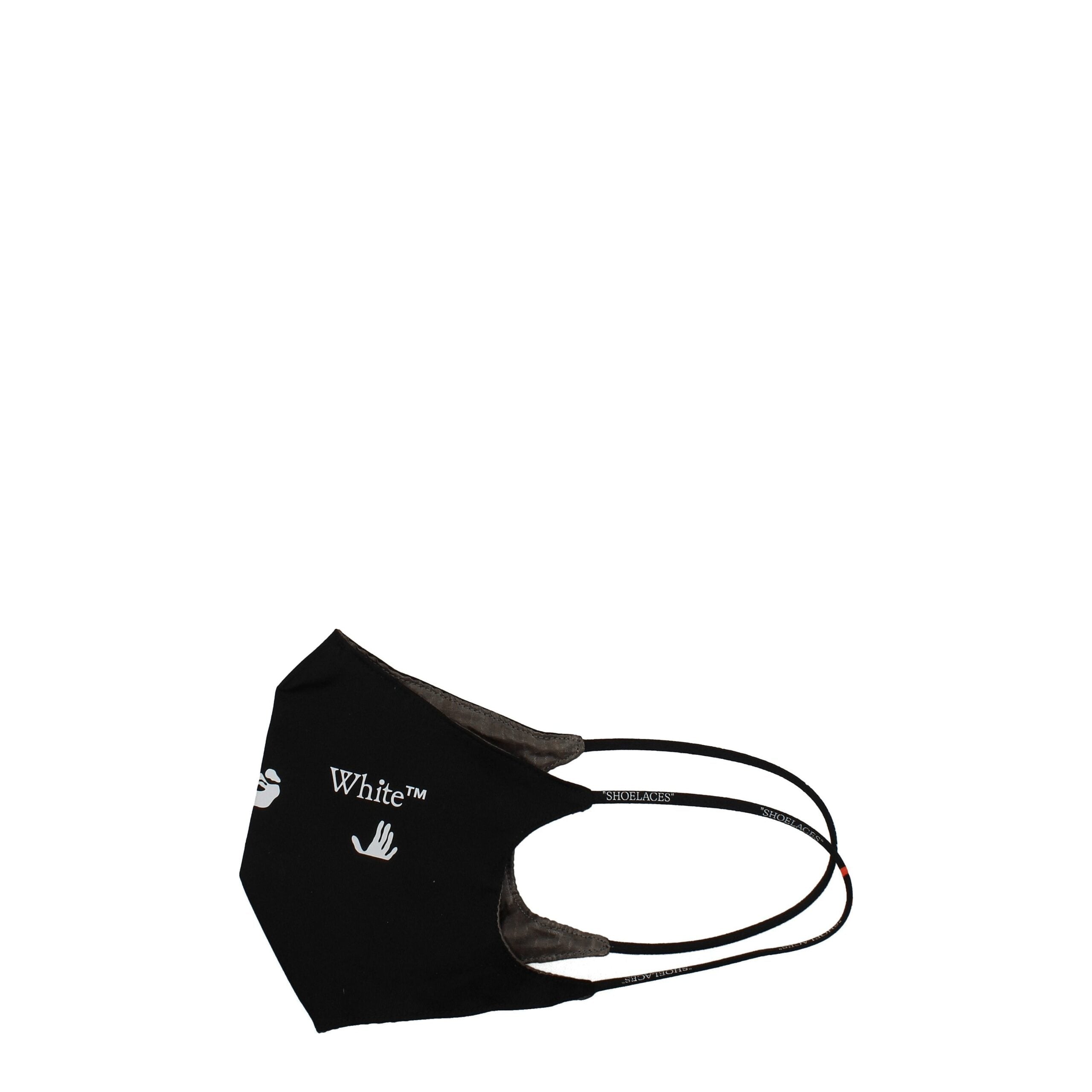 Off-White Black Cotton Facemasks