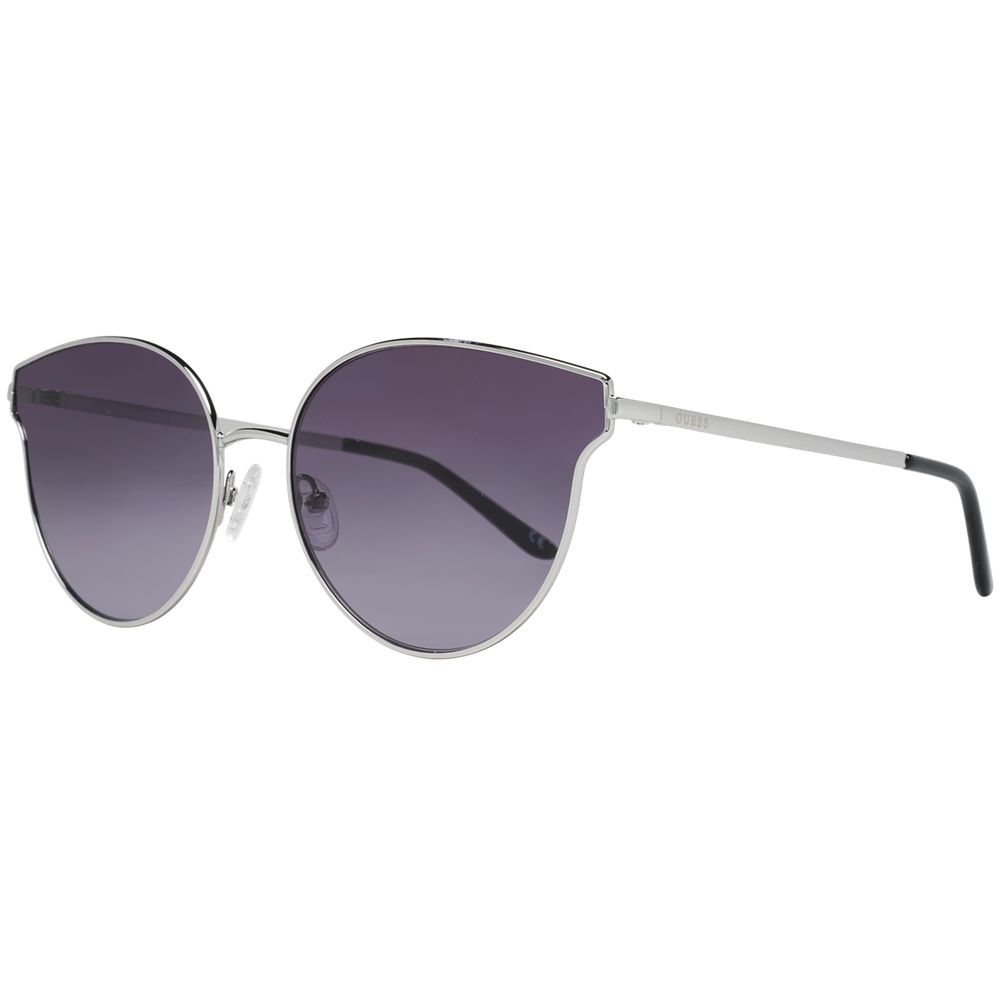 نظارات شمسية نسائية فضية من Guess