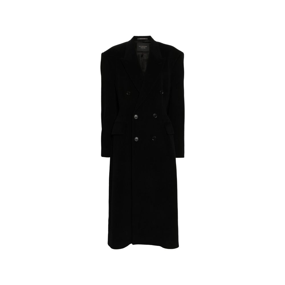 معطف Balenciaga من الكشمير والصوف
