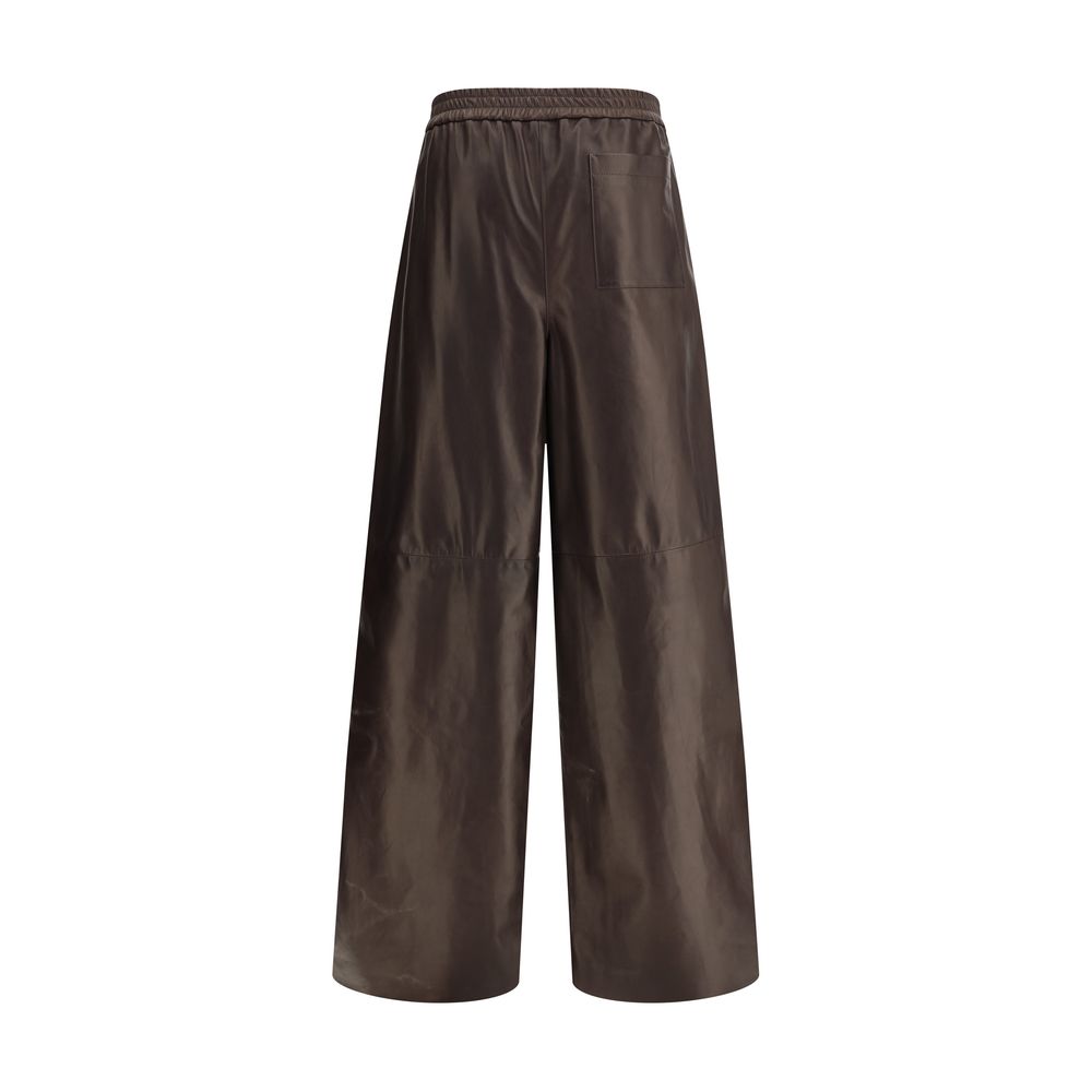 Giorgio Armani Lambskin nappa leather Pants