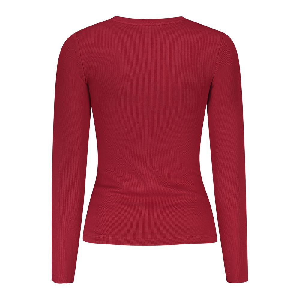 Guess Jeans Red Cotton Women T-Shirt