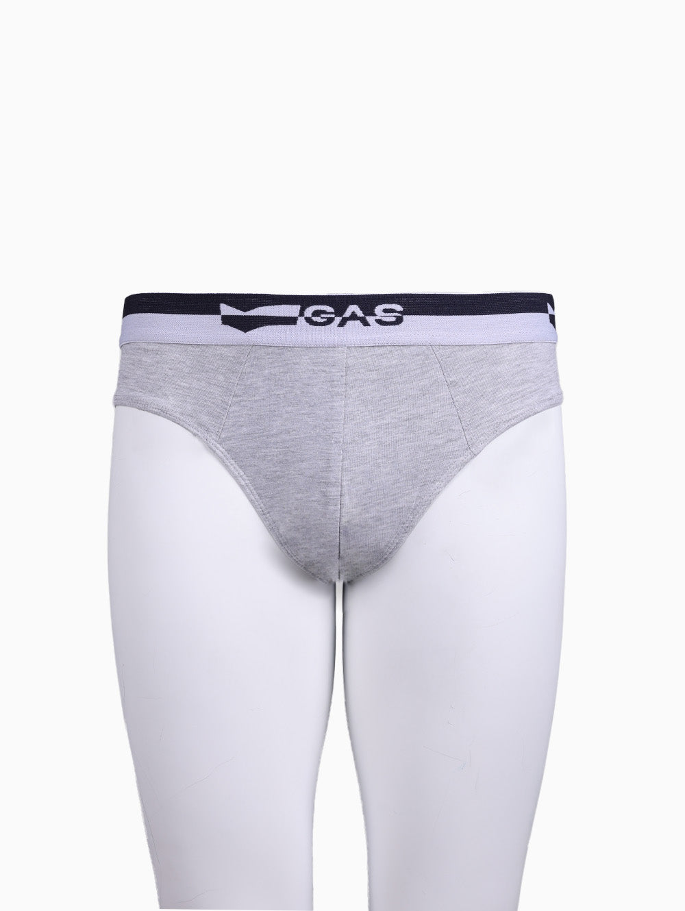 GAS Men’s Brief Gasby Fit in melange grey – front view