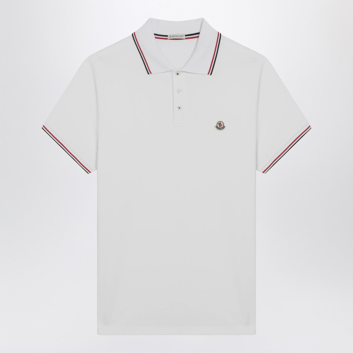 Moncler Moncler White short-sleeve polo shirt