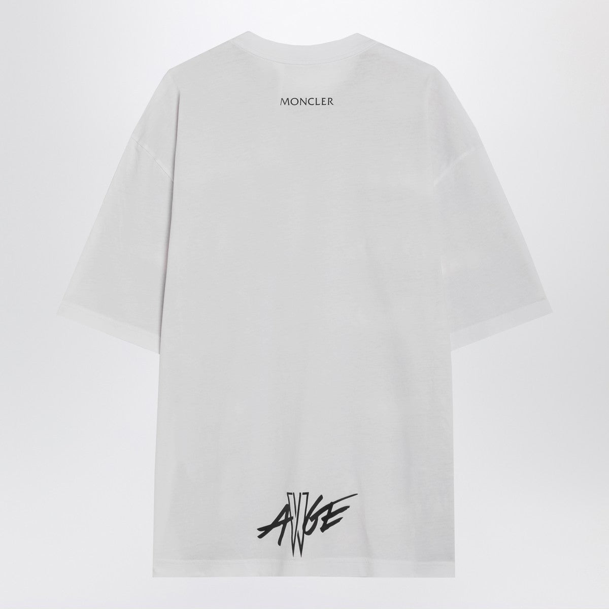 Moncler X A$AP Rocky Moncler X A$AP Rocky Black cotton T-shirt with digital print