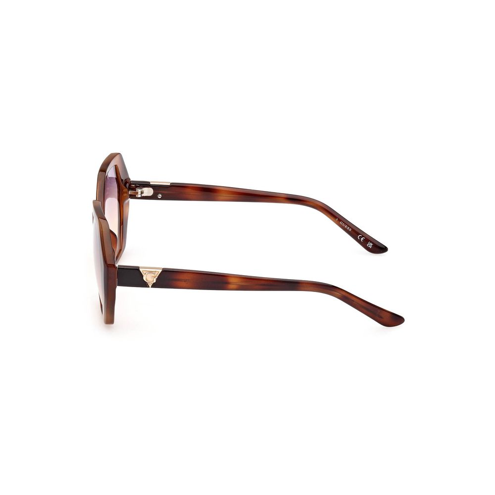 Guess Jeans Brown Injected Sunglasses