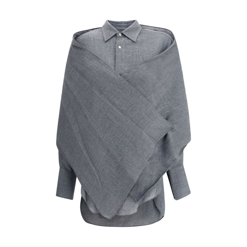 Darkpark GEORGIA - DETACHABLE SCARF JAPANESE WOOL
