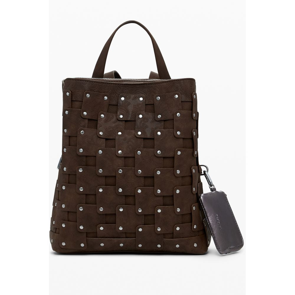 Desigual Brown Polyethylene Backpack