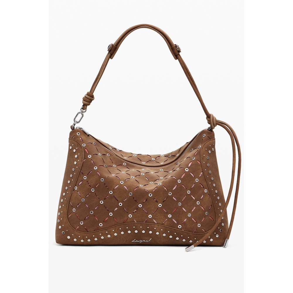 Desigual Brown Polyethylene Handbag