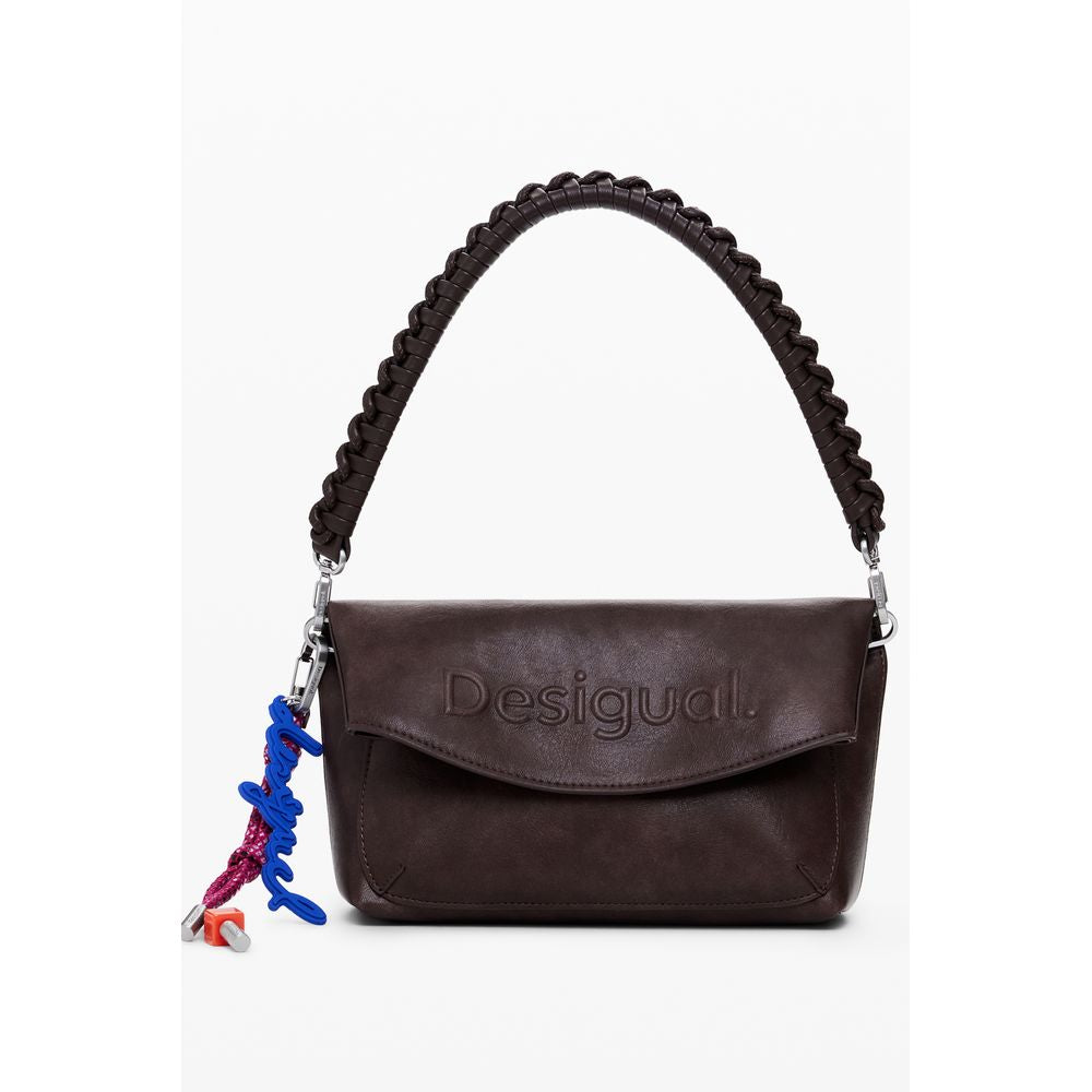 Desigual Brown Polyethylene Handbag