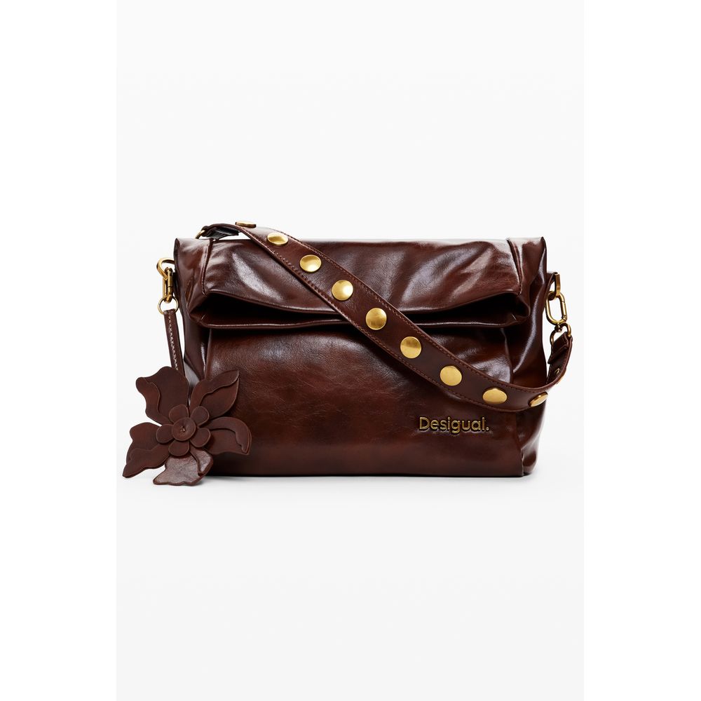 Desigual Brown Polyethylene Handbag