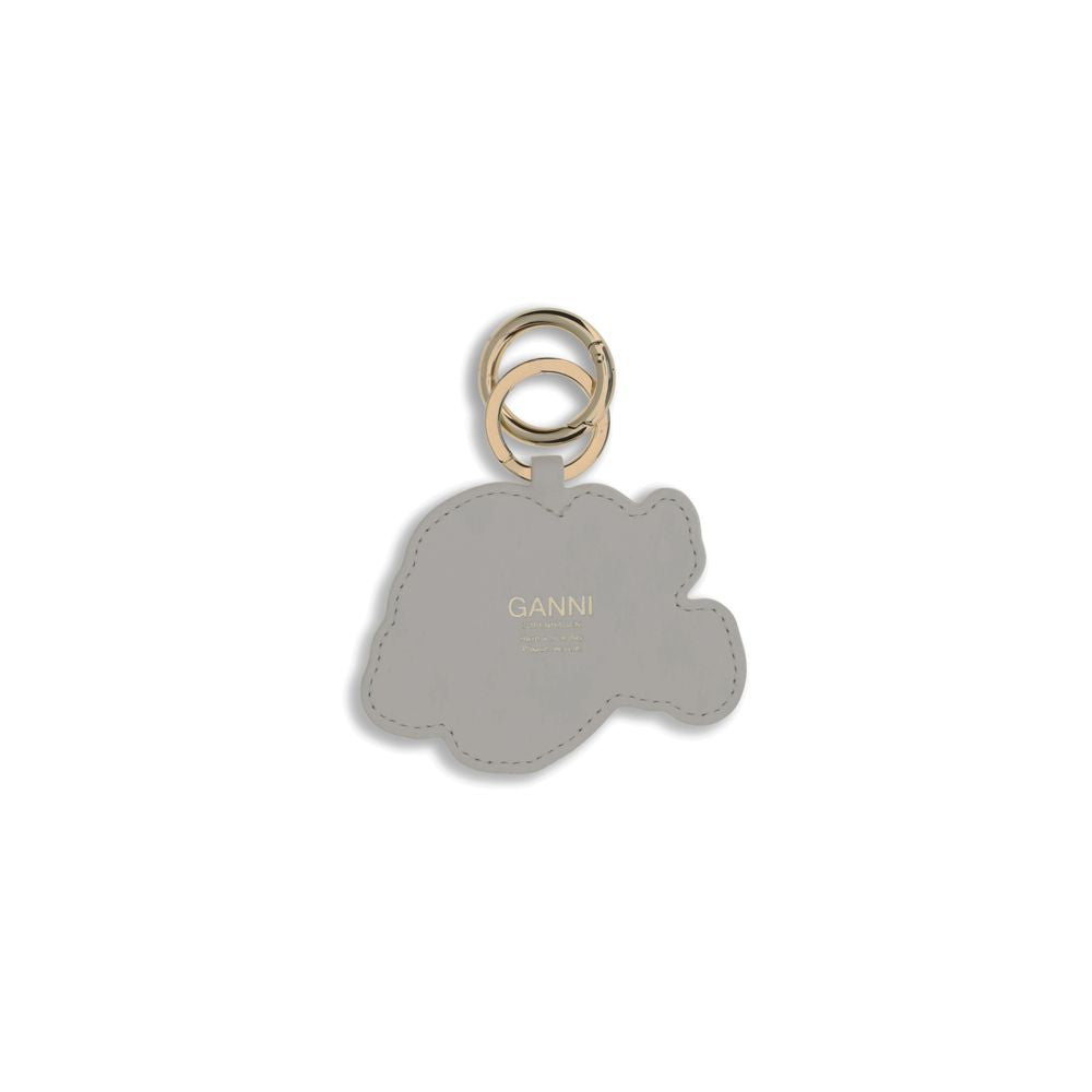 Ganni Multicolor Recycled Leather Keychain
