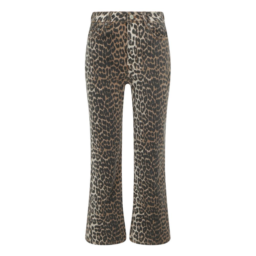 Ganni Multicolor Cotton Casual Pants