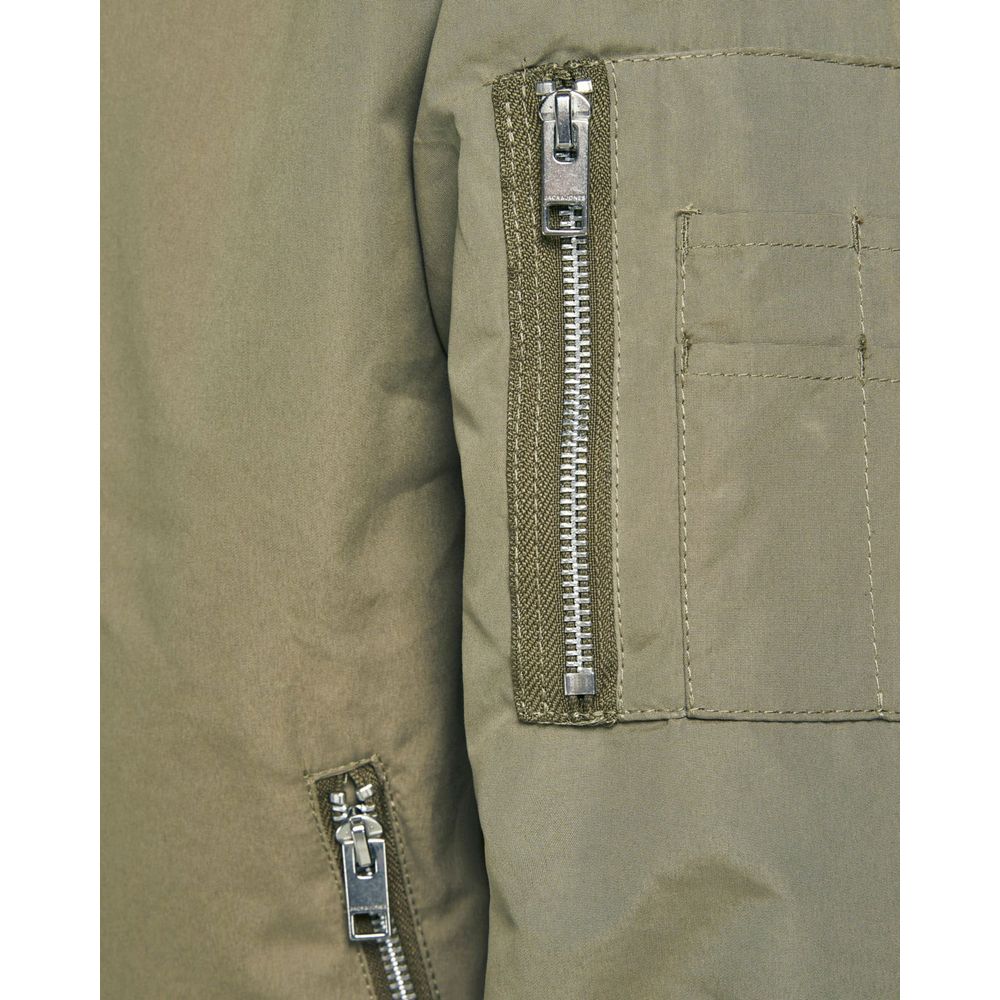 Jack Jones Green Polyester Jackets & Coat