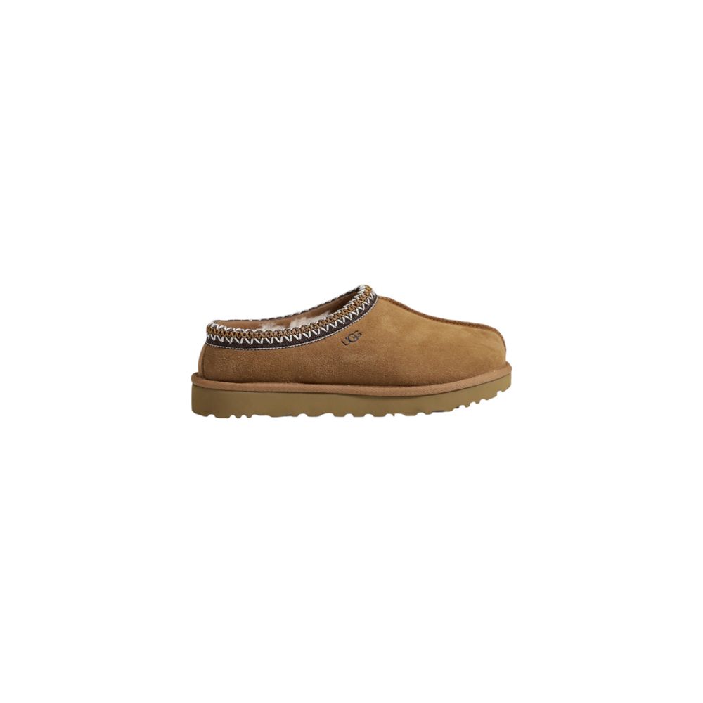 شبشب UGG من الجلد المدبوغ باللون البني