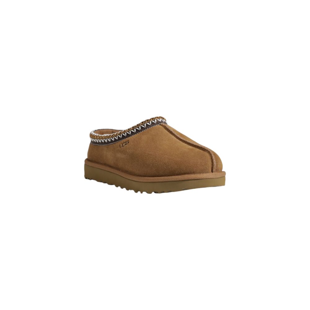 شبشب UGG من الجلد المدبوغ باللون البني