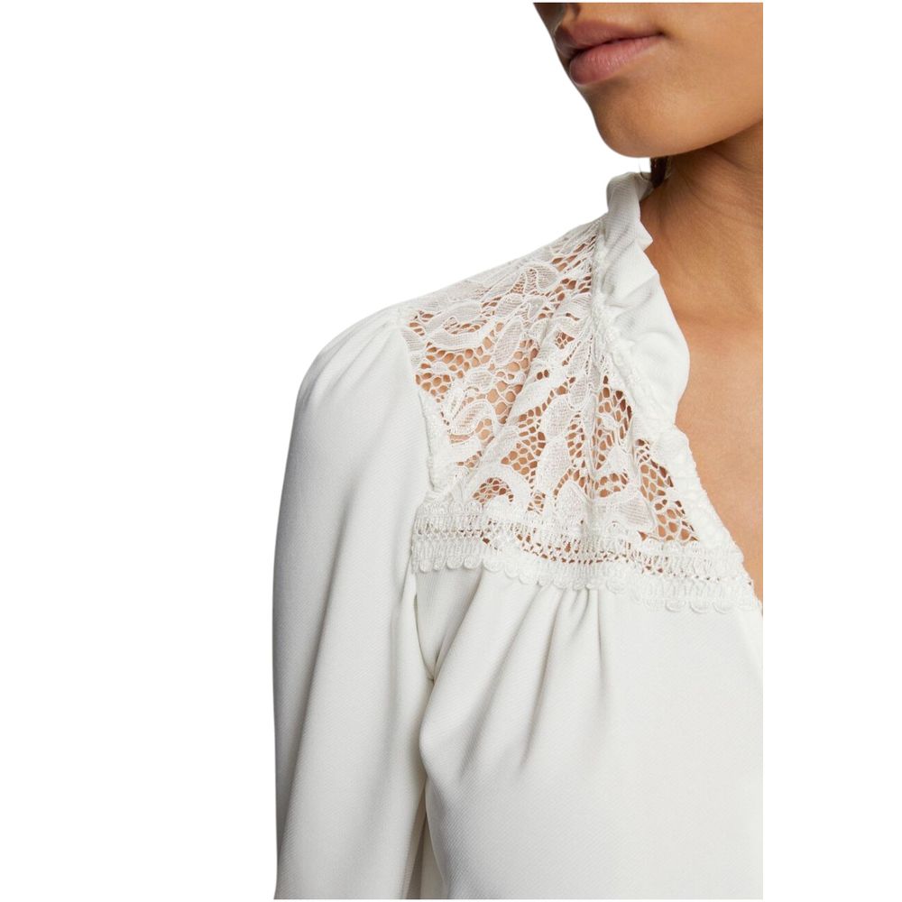 Morgan De Toi White Polyester Shirt