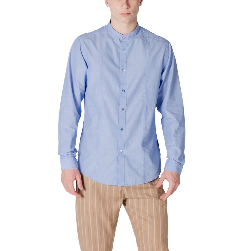 Gianni Lupo Light Blue Cotton Shirt