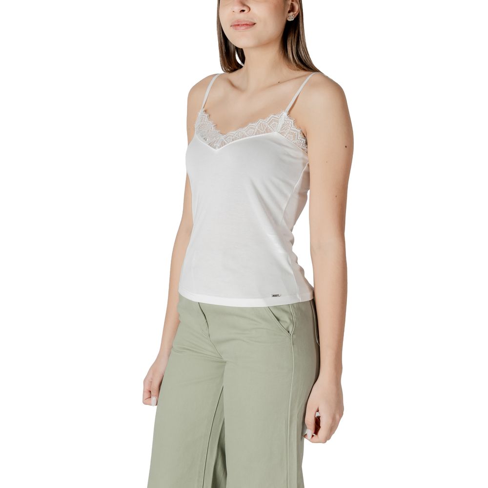 Morgan De Toi White Modal Tank Top