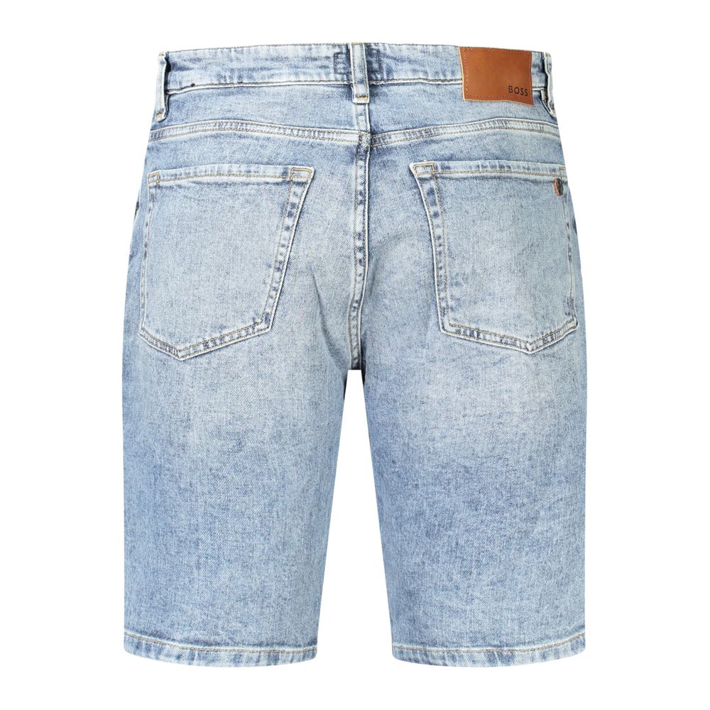 Hugo Boss Blue Cotton Short