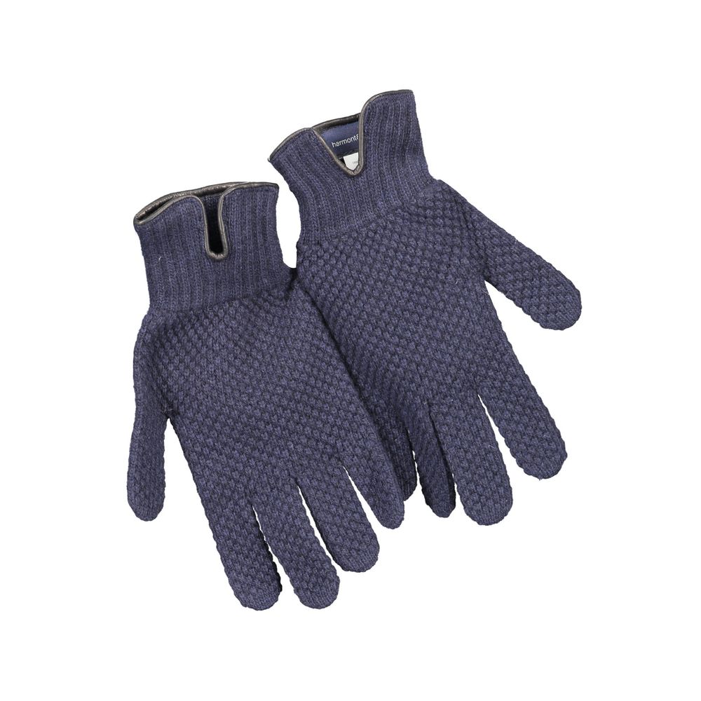 Harmont & Blaine Blue Wool Glove