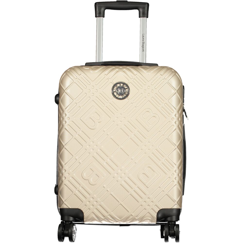 Laura Biagiotti Gold Polyethylene Luggage And Travel